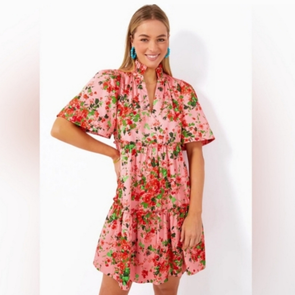 Tuckernuck Peony Meadows Crawford Dress S